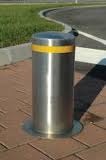 Iron Automatic Hydraulic Bollard, Color : Silver 120