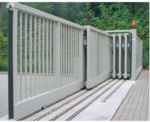 Polished Mild Steel Telescopic Sliding Gate, Width : 6-8ft