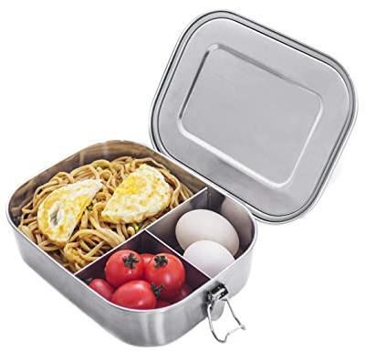 Polished Stainless Steel Lunch Box, For Packing Food, Feature : Good Quality, Leak Proof