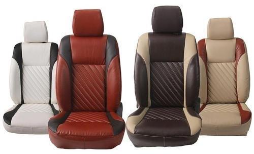 Rexine Car Seat Covers, Pattern : Plain