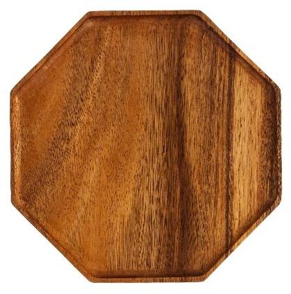 Brown Plain Hexagon Platter, For Hotels, Serving Food, Home Use, Feature : Light Weight