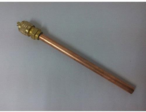 Round Polished Copper Charging Pipe Nipple, Feature : Corrosion Proof, Fine Finished