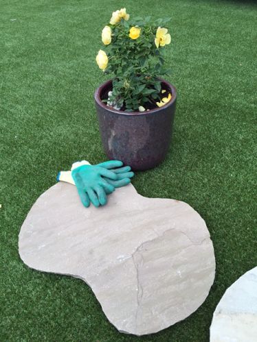 Kandla Grey Indian Sandstone Stepping Stone, For Flooring, Landscaping