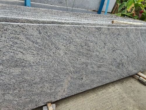 Polished Meera White Granite Slab, For Steps, Kitchen Countertops, Flooring, Width : 0-1 Feet, 1-2 Feet