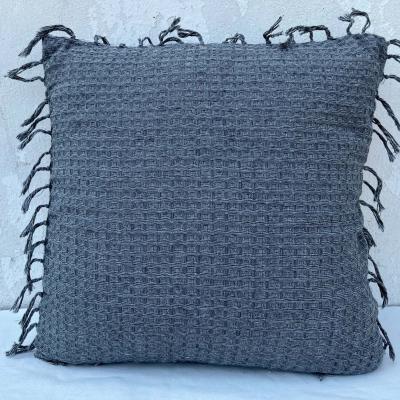 Square Cotton Waffle Cushion, For Home, Hotel, Office, Size : 15x15inch, 16x16inch, 17x17inch