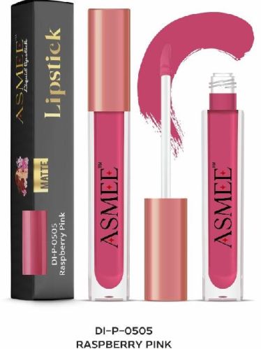 Asmee Liquid Matte Lipstick-Raspberry Pink, Feature : Moisturizing, Softness, Water Proof