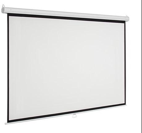 Electric Manual Projector Screen, Color : Grey