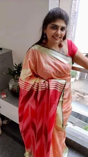 Printed Ikat Saree, Occasion : Party Wear