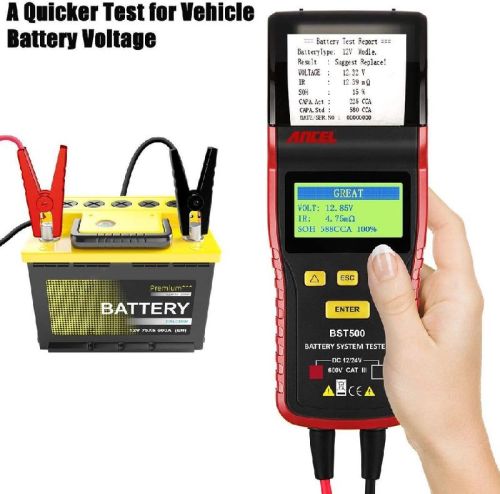 12v-24v Battery Test Max Load Test Car Battery Printer Tester
