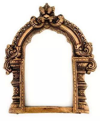 Polished Brass Prabhavali Frame, For Perfect Shape, Elegant Design, Packaging Type : Packet