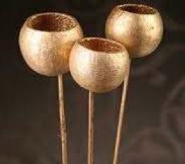 Golden Bell Cup Gold On Stick, For Decoration, Feature : Decorative Purpose