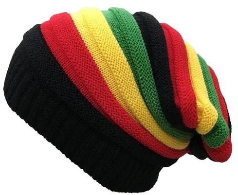 Striped Woolen Winter Designer Beanie Caps, Size : Standard