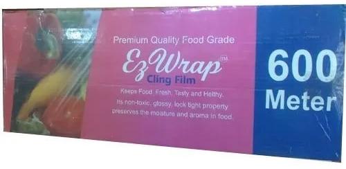 Plastic Ez Wrap Cling Film, For Packaging Use, Pattern : Plain