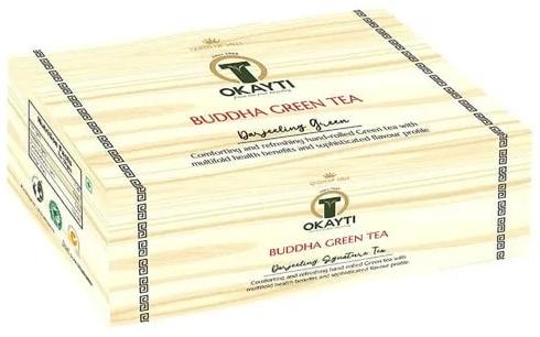 Okayti Organic Buddha Green Tea, Certification : FSSAI Certified