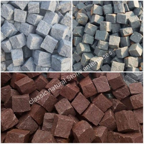 Natural Stone Cobbles, For Granite, Color : White Black Yellow Pink