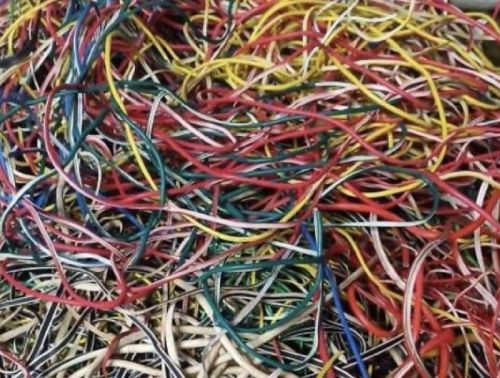 PVC Cable Scrap, Color : Mixed