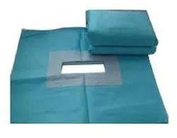 Cotton Lamino Spinal Drape Kit, For Hospital, Color : Blue