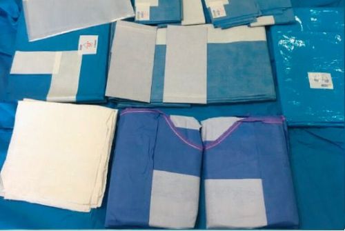 Plain Non-Woven Ophthalmological Drape Kit, Packaging Type : Plastic Packets