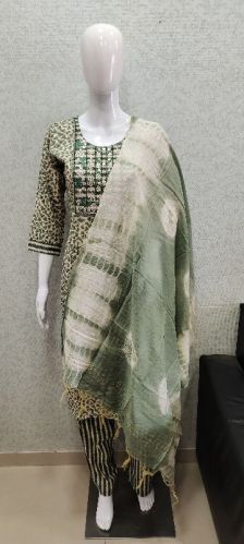 Kurti Pant N Dupatta Set, Size : M L XL XXL 3XL