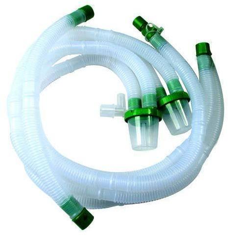 Double Water Trap Ventilator Circuit, For Clinical Purpose, Hospital, Mechanical Ventilation, Feature : Crack Resistance