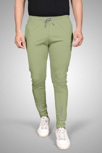 Mens Green 2 Way Lycra Track Pant