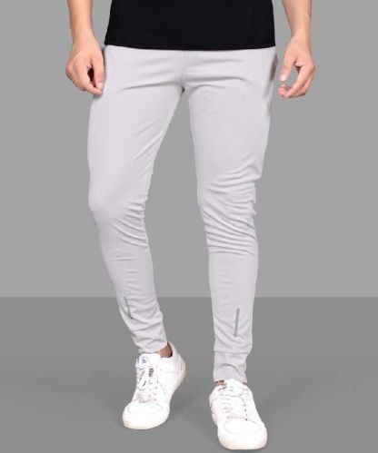 Mens Grey 2 Way Lycra Track Pant