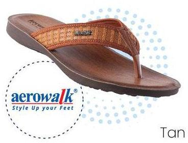 Cotton Fabric Plain #1733 Aerowalk Mens Slipper, Outsole Material : PU