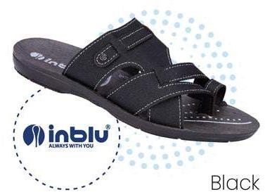 Cotton Fabric Plain #LN18 Inblu Mens Slipper, Outsole Material : PU