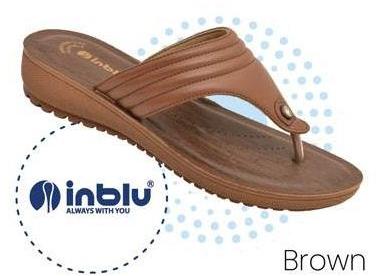 Plain Leather #MF05 Inblu Women Slipper, Outsole Material : PU