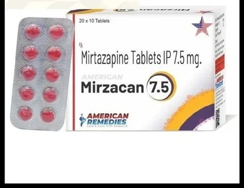 Mirzacan 7.5mg Tablets, For Clinical, Packaging Type : Blister