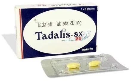 Tadalis-SX 20 Tablets, Packaging Type : Blister