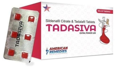 Tadasiva 120mg Tablets, Type Of Medicines : Ethical