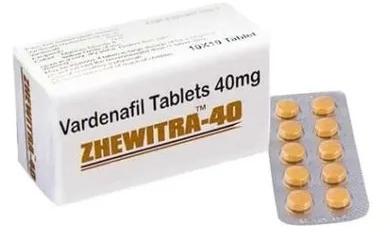 Zhewitra 40mg Tablets, Purity : More Than 90 %