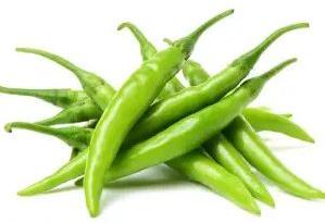 Natural Fresh Green Chilli, For Human Consumption, Cooking, Home, Hotels, Packaging Size : 1Kg, 2Kg