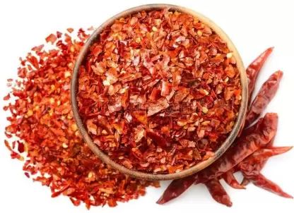 Natural Red Chilli Flakes, For Cooking, Feature : Complete Purity, Hygienically Packed