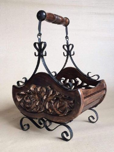 Polished Metal Magazine Holder, Size : Standard