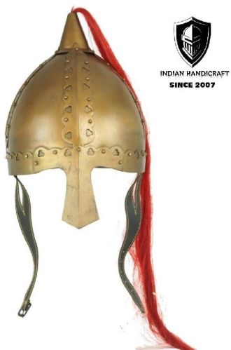 Perfect Finish Mild Steel Norman Nasal Helmet, For War Use, Pattern : Plain
