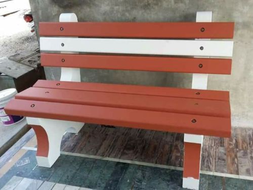 Polished RCC Garden Bench, Length : 5feet, 6feet