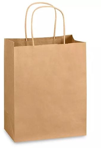 Vijan Twisted Handle Paper Bags, For Serving Foods, Grocery, Shopping, Color : Brown