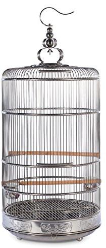Polished Stainless Steel Hanging Cage, For Industrial, Color : Silver