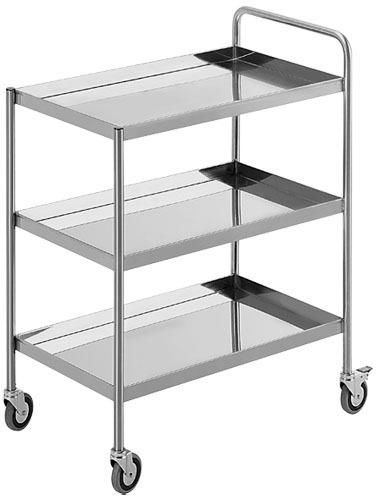 Polished Stainless Steel Trolley, Feature : Anti Corrosive, Durable, High Quality, Shiny Look