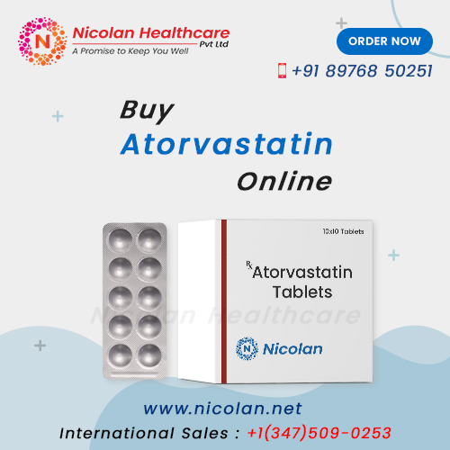Atorvastatin Tablet, Packaging Type : Alu Alu