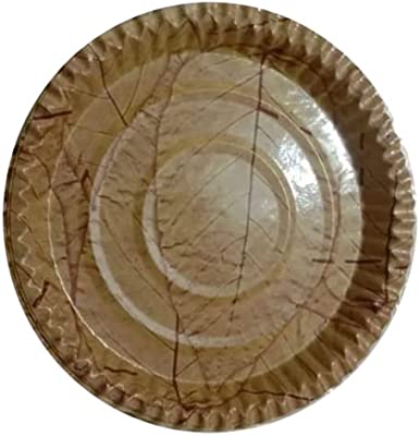 Round 6 Inch Palash Leaf Plate, For Serving Food, Feature : Disposable, Eco Friendly