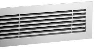 Silver Coated Stainless Steel Rectangular Linear Air Grill