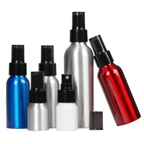 Aluminium Multicolor Cosmetic Spray Bottle, Feature : Fine Quality, Light-weight