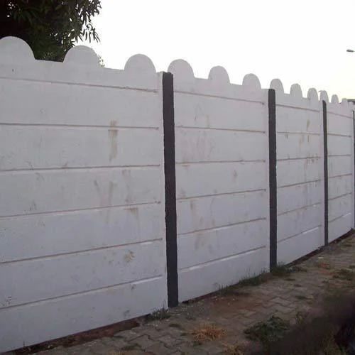 Cement Compound Boundary Wall, For Construction, Size : Customized Size