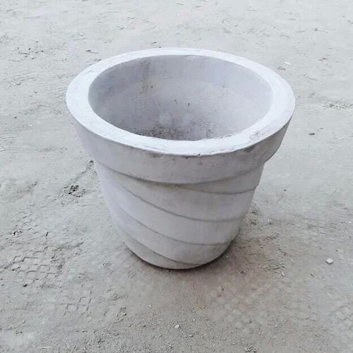 Polished RCC Flower Pots, For Plantation, Size : 16x12Inch