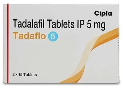 Tadaflo-5 Tablets, Packaging Type : Box