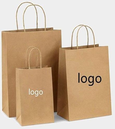 120 GSM Paper Bag, Color : Brown