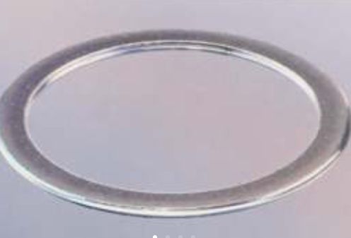 Round Polished Graphite Gaskets, For Industrial, Pattern : Plain